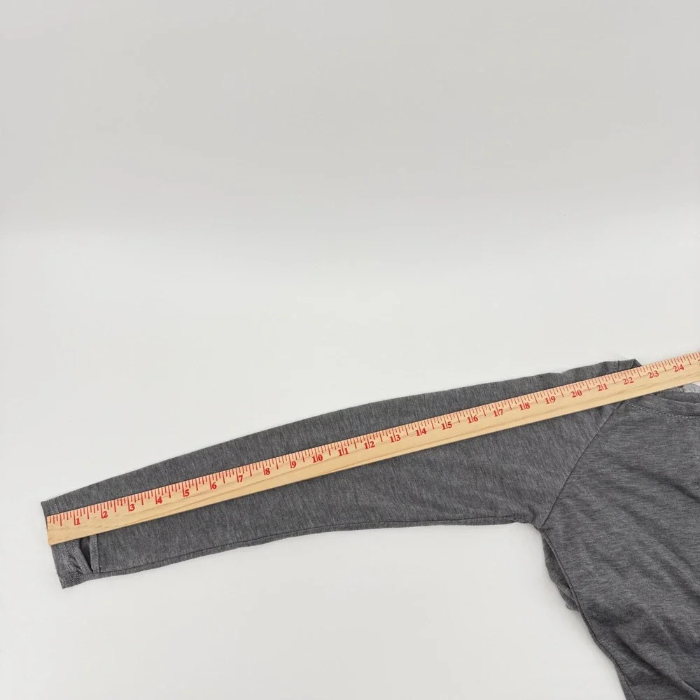 Girls Small Gray Cozy Long Sleeve Thumb‎ Hole Top NWT Soft Stretch Casual Tee